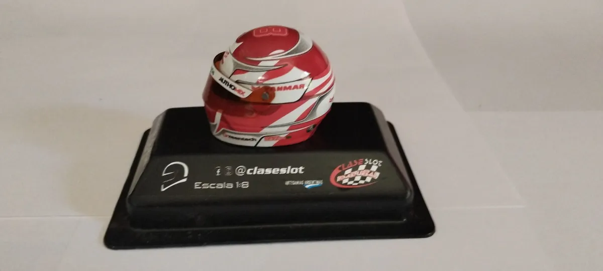 Maqueta Casco Rafael Suzuki Stck Car Brasilero Claseslot Coleccionable - Imagen 2