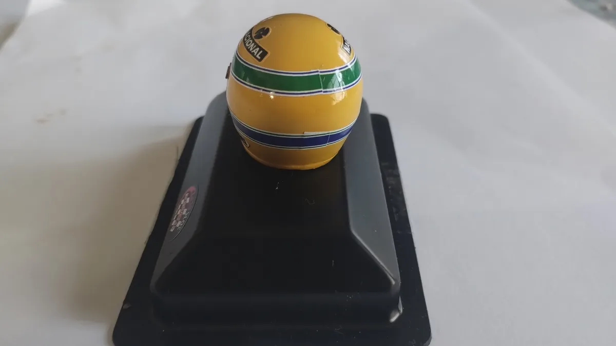Maqueta Casco A.Senna 1988 Escala 1.8 Claseslot Coleccionable - Imagen 3