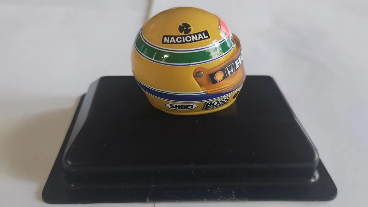 Maqueta Casco A.Senna 1988 Escala 1.8 Claseslot Coleccionable - Imagen 2