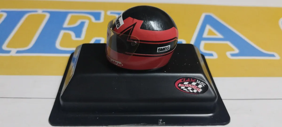 Casco F1 Gilles Villenueve Año 1979 Escala 1/8 Claseslot Coleccionable - Imagen 2
