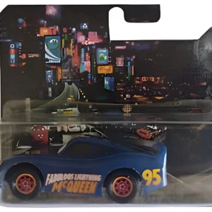 Cars (mini) Rayo Mcqueen N*95 Azul Escala 1/64 Claseslot
